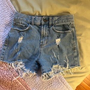 Urban Outfitters high rise jean shorts